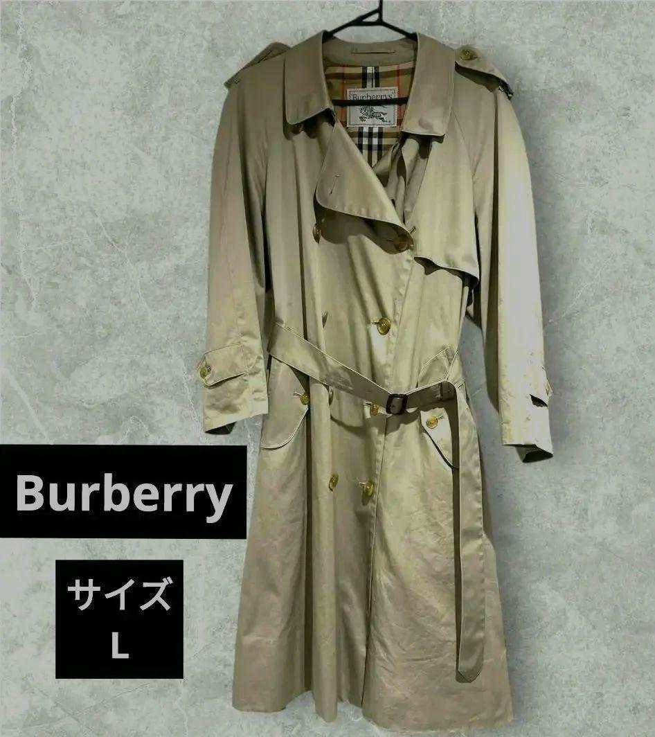 Burberry 90sトレンチコート ノバチェック ベルト ベージュ カーキ