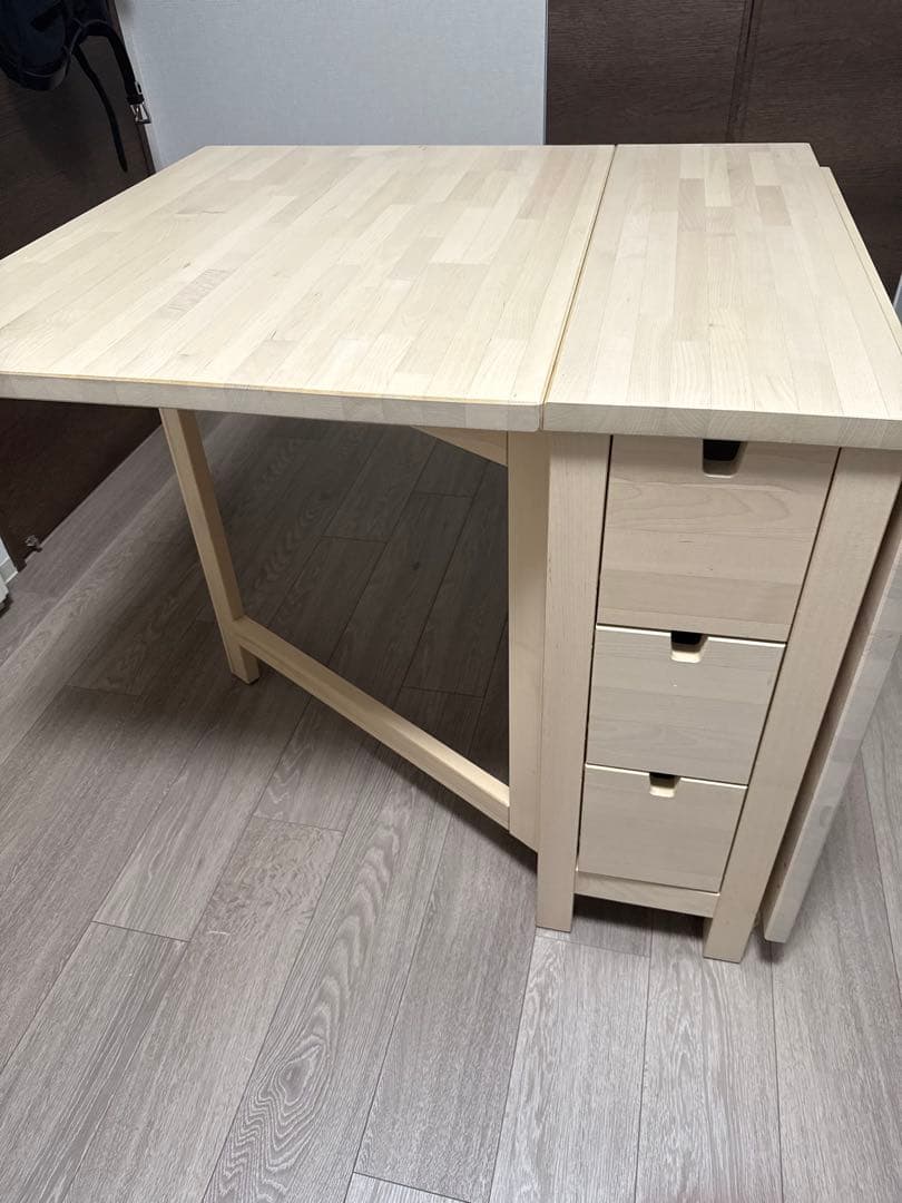 【IKEA NORDEN ノールデン ゲートレッグテーブル／バーチ】