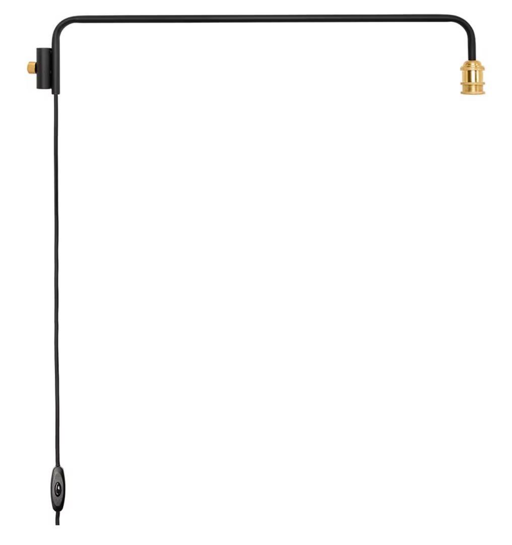 DRAW A LINE ランプアーム ブラック 幅91.5cm D-BLL-BK