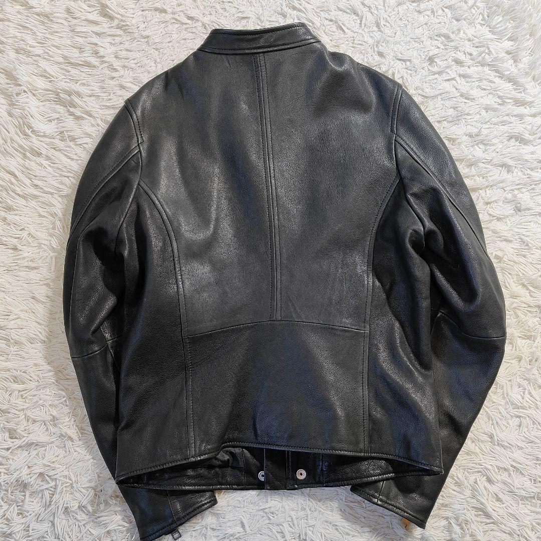 DIESEL TIMELESS 羊革 ラムレザー シングルライダースジャケット