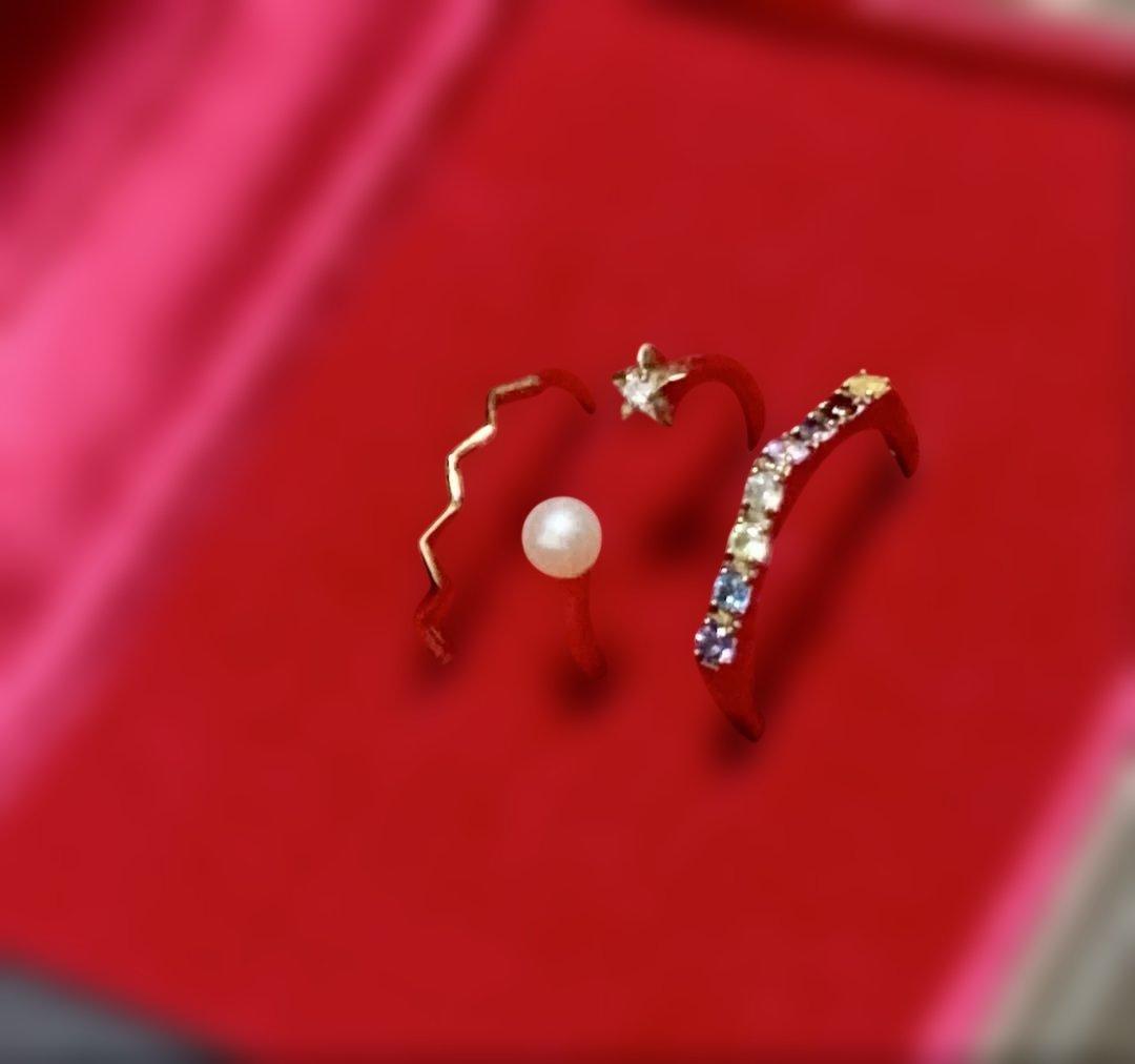 2015 CHRISTMAS LIMITED(クリスマス限定） 3連リングセット