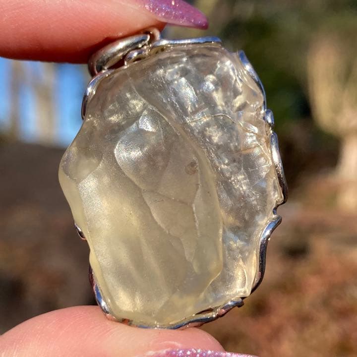 リビアングランス 原石 ペンダントトップ