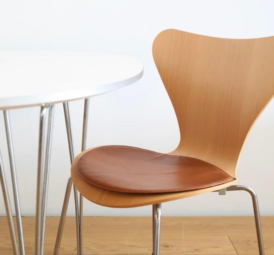 Fritz Hansen セブンチェア専用 レザークッション 5枚セット