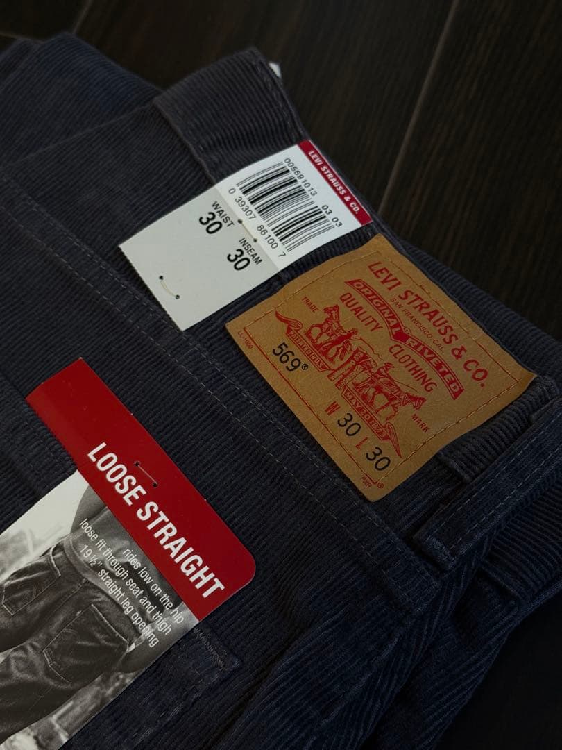 デッドストック Levi's 569 リーバイス コーデュロイ パンツ W30