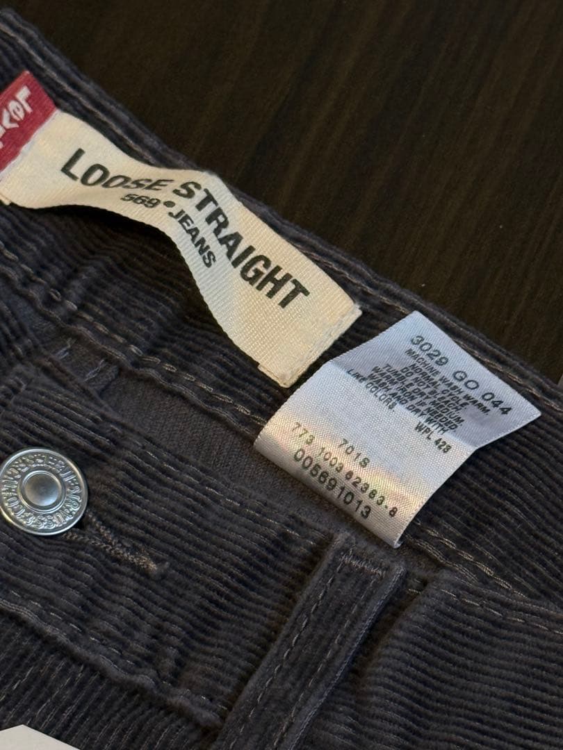 デッドストック Levi's 569 リーバイス コーデュロイ パンツ W30