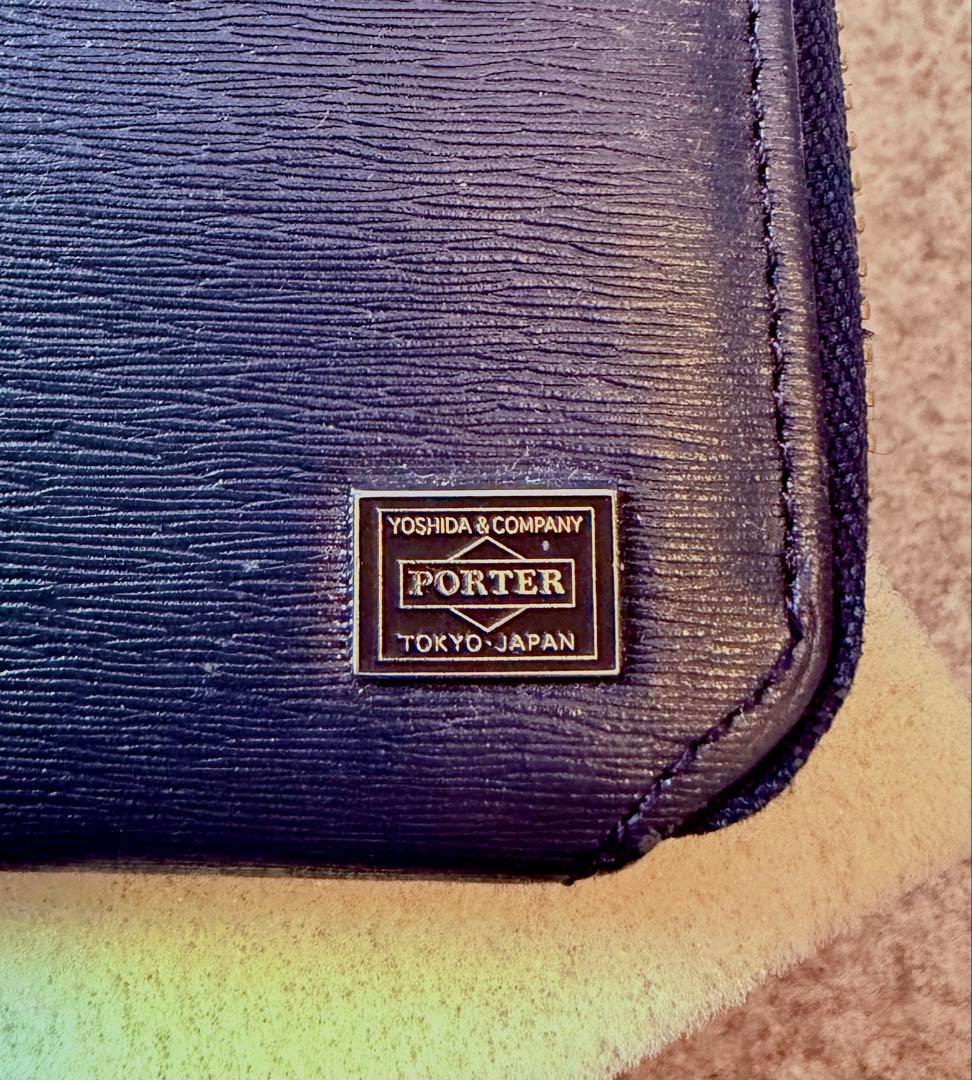 PORTER CURRENT 長財布　ネイビー