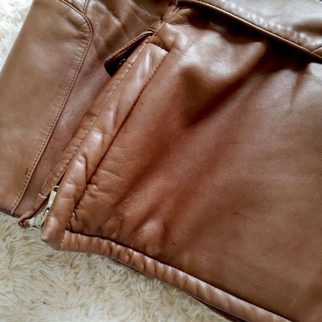 Ralph Lauren モーターサイクル ギミック M65 レザージャケット