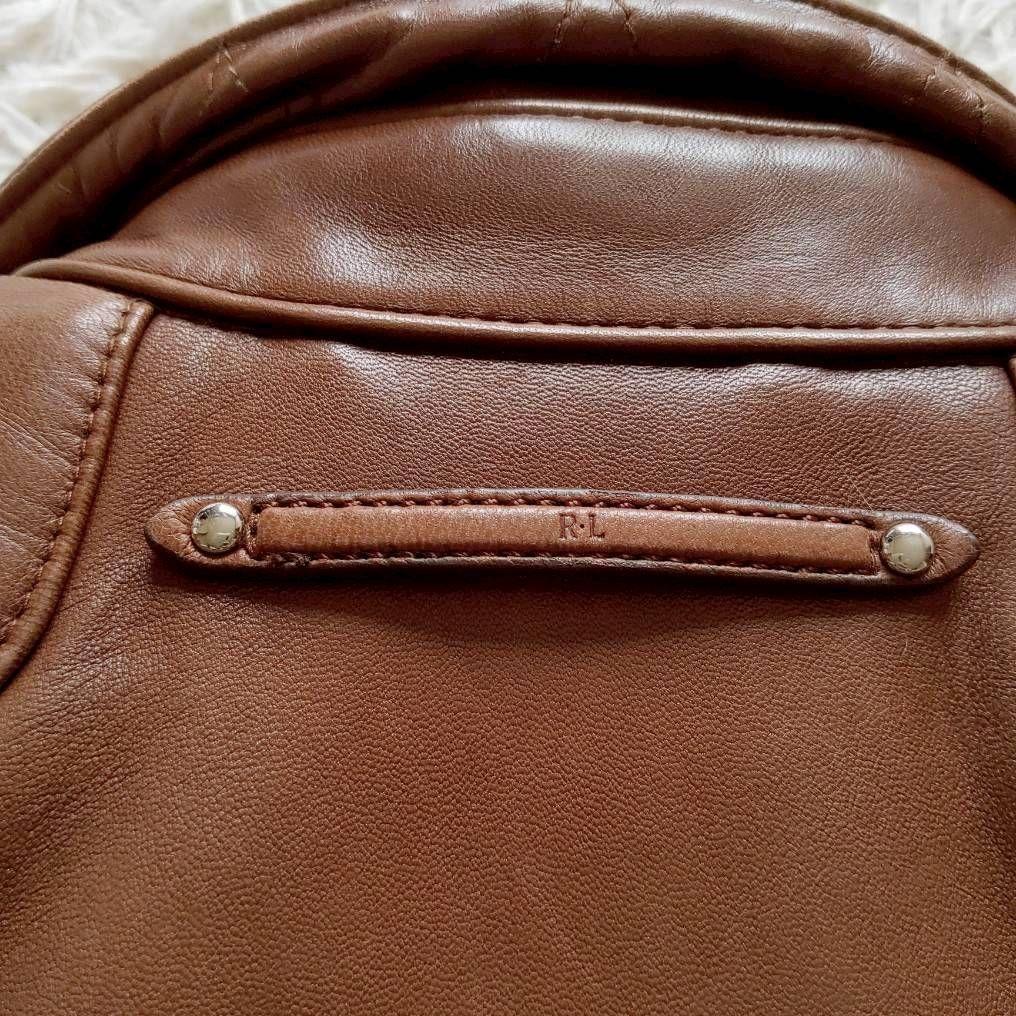 Ralph Lauren モーターサイクル ギミック M65 レザージャケット