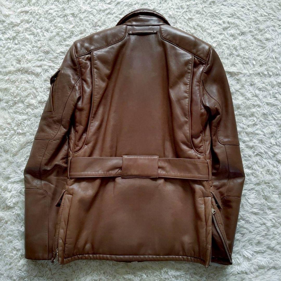 Ralph Lauren モーターサイクル ギミック M65 レザージャケット
