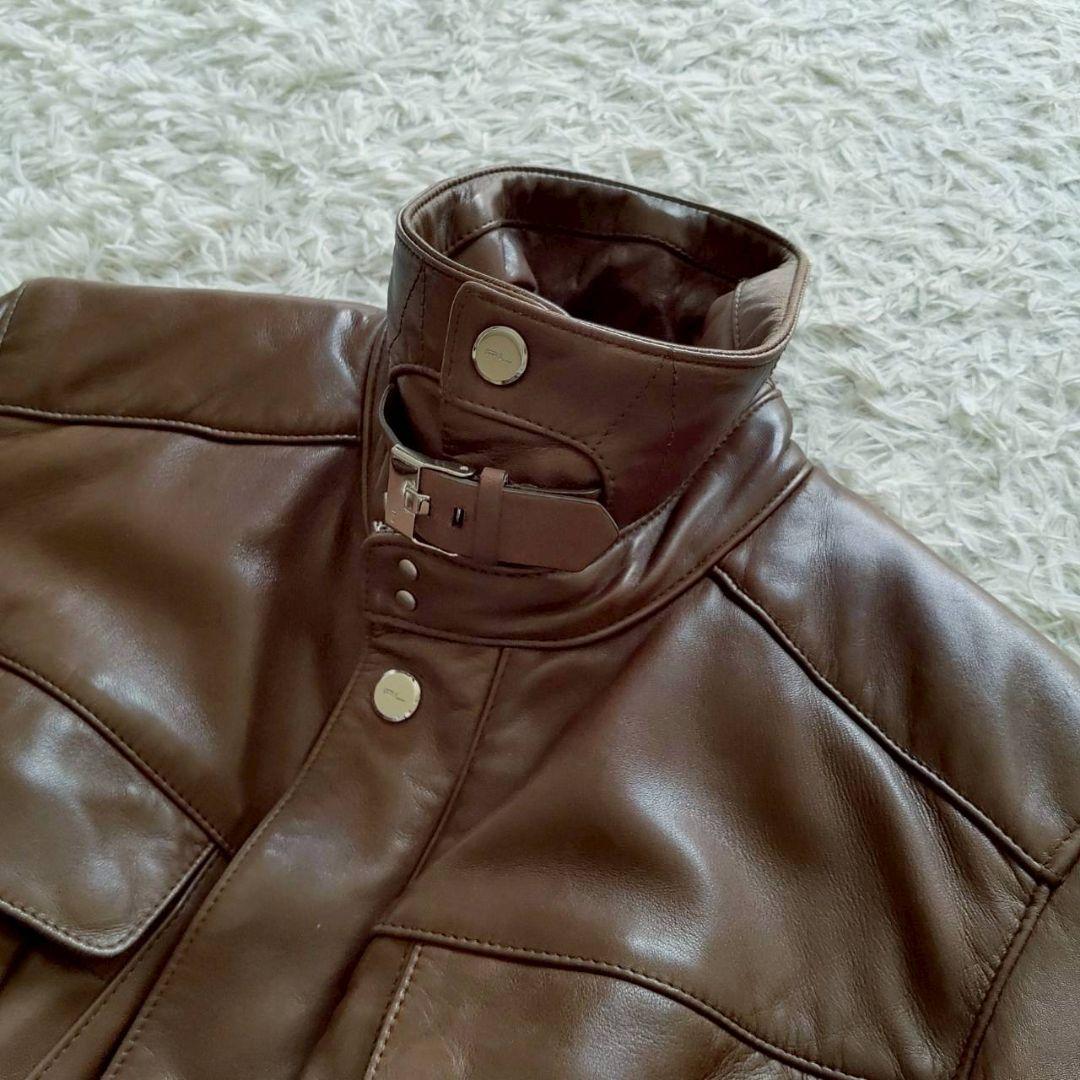 Ralph Lauren モーターサイクル ギミック M65 レザージャケット