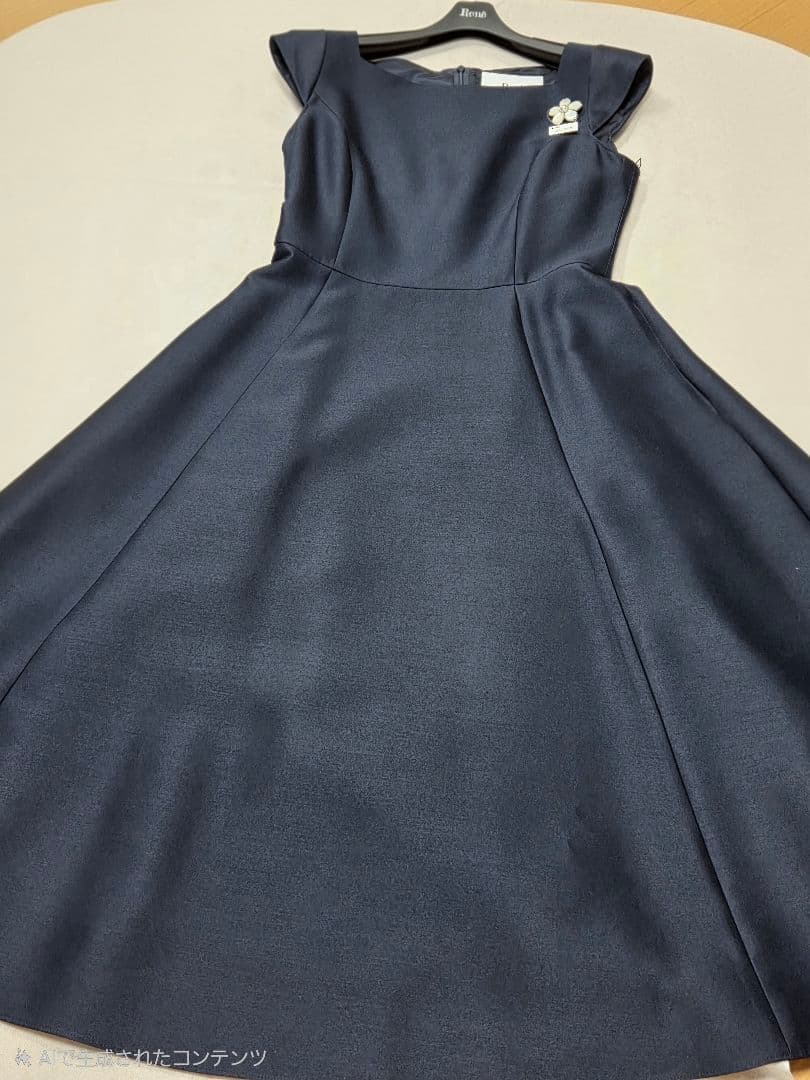 Rene ルネ 新品 ワンピース フレアー 半額以下 ネイビー36号