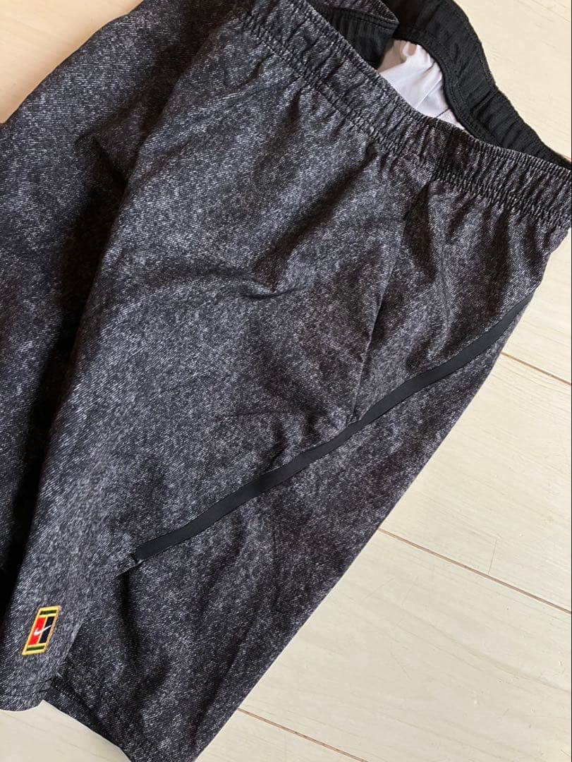 NIKE ナイキ　テニス　ハーフパンツ　デニム調　コートモデル