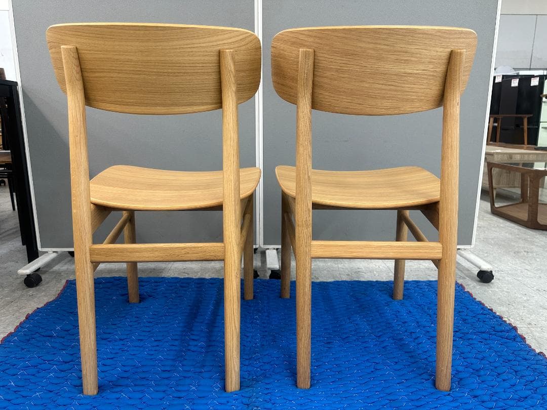 無印良品　ダイニングテーブルセット　イス2脚　ブラウン