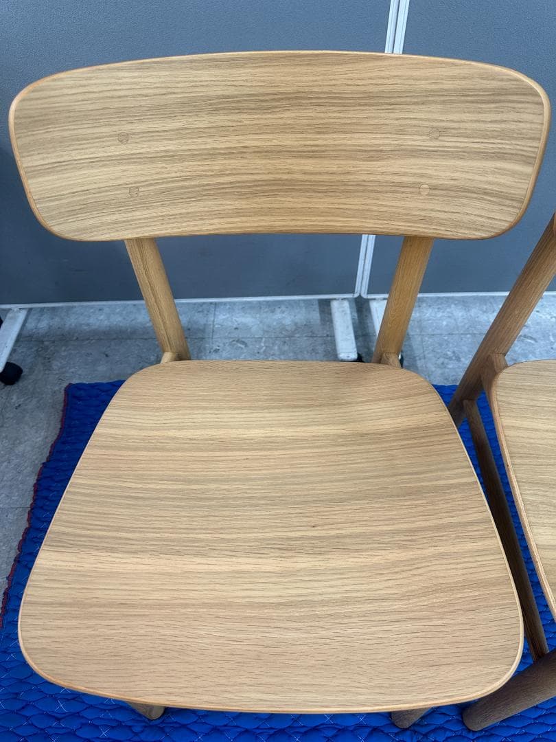 無印良品　ダイニングテーブルセット　イス2脚　ブラウン