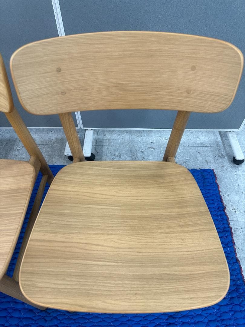 無印良品　ダイニングテーブルセット　イス2脚　ブラウン