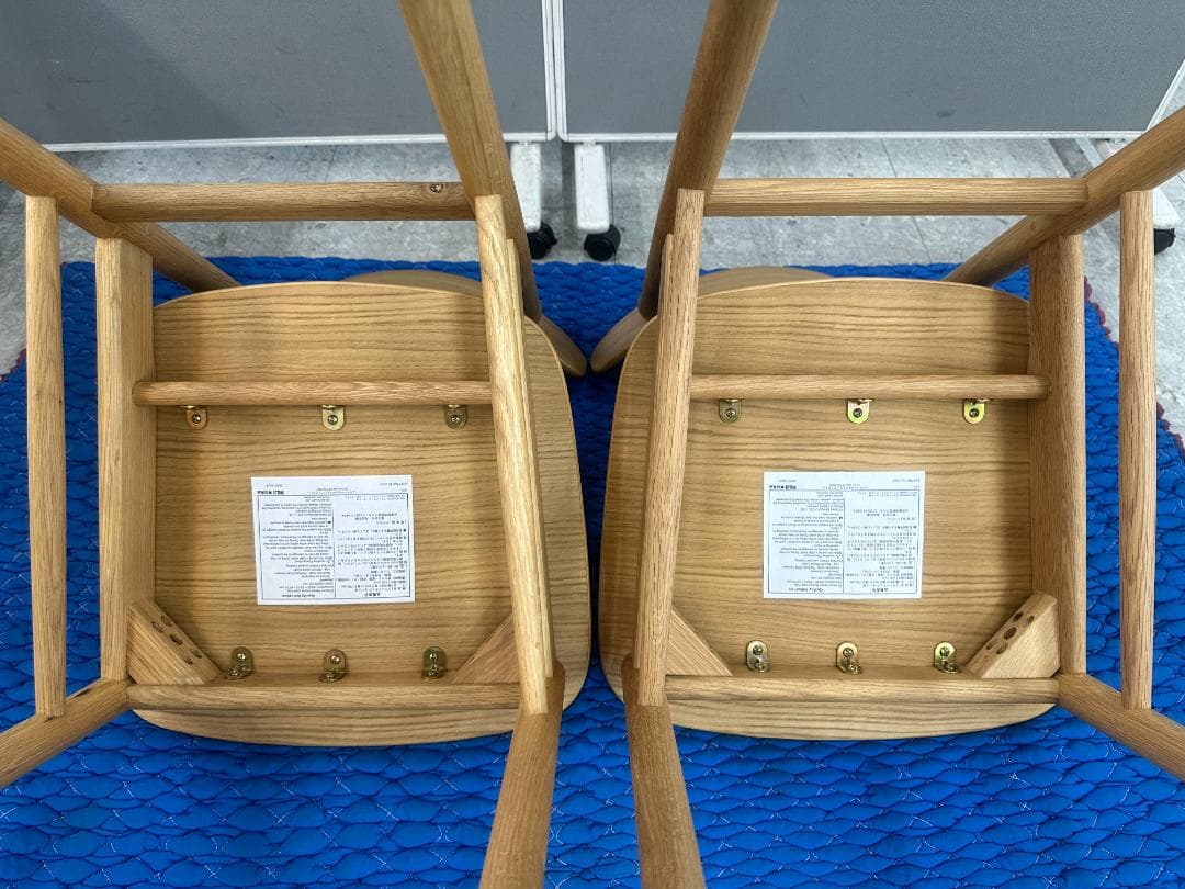 無印良品　ダイニングテーブルセット　イス2脚　ブラウン