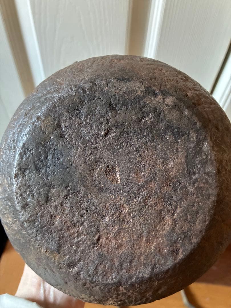 龍文堂 鉄瓶 在銘　銀象嵌