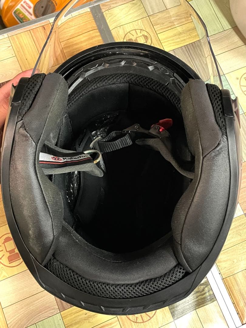 Kabuto ヘルメット ブラック/レッドXLサイズ