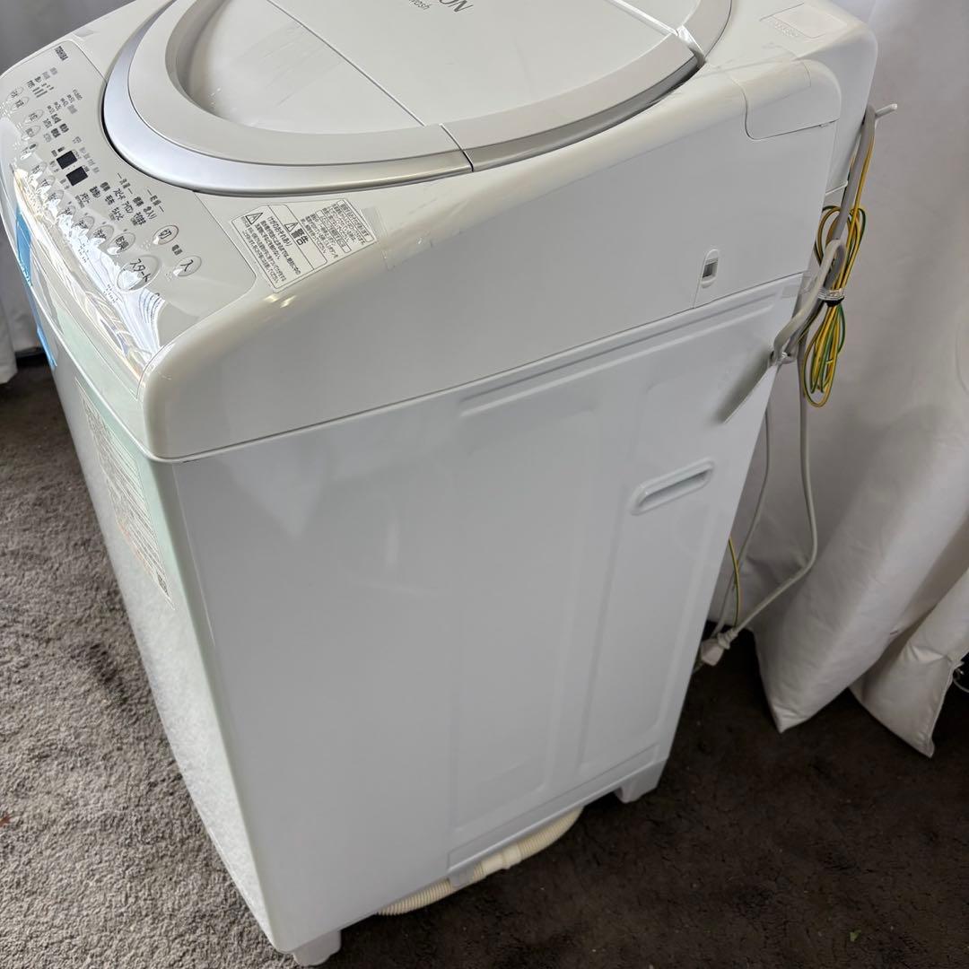 588⭕️未使用　展示品　洗濯機　東芝　乾燥付き　8キロ　ZABOON　設置無料