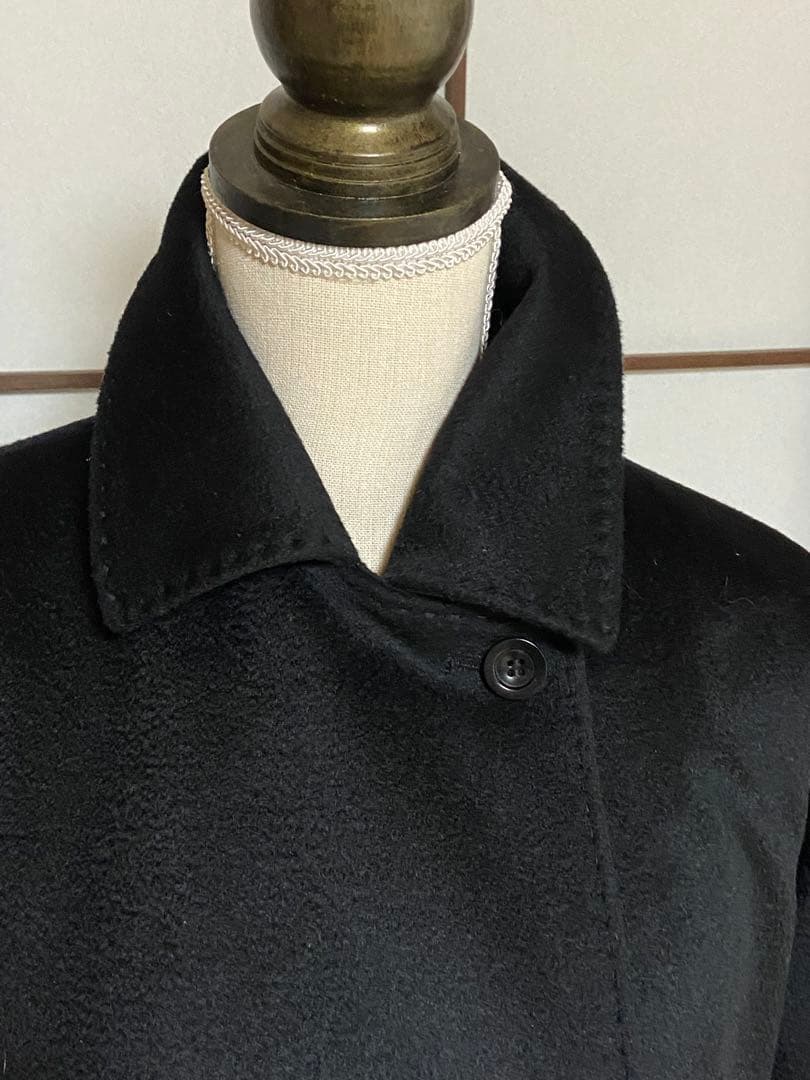 Max Maraカシミアロングコート　黒