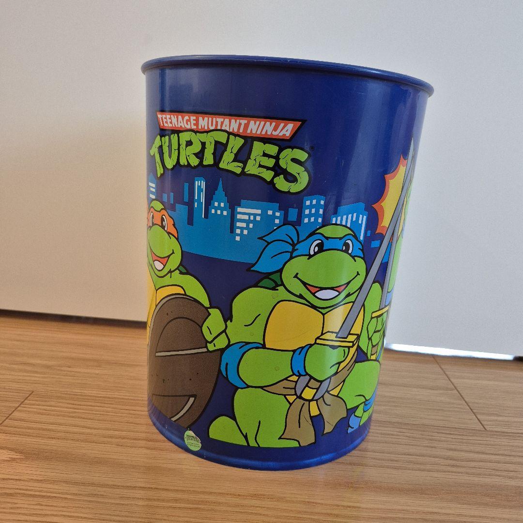 ティーンエイジ・ミュータント・ニンジャ・タートルズ ごみ箱 レアグッズ 希少