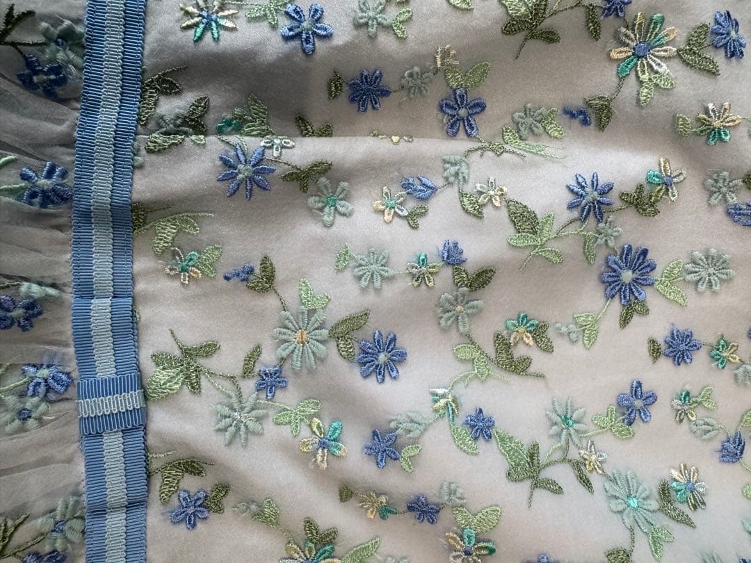 トッカ160チュールワンピースブルーTOCCA定価64900円メゾピアノ好き