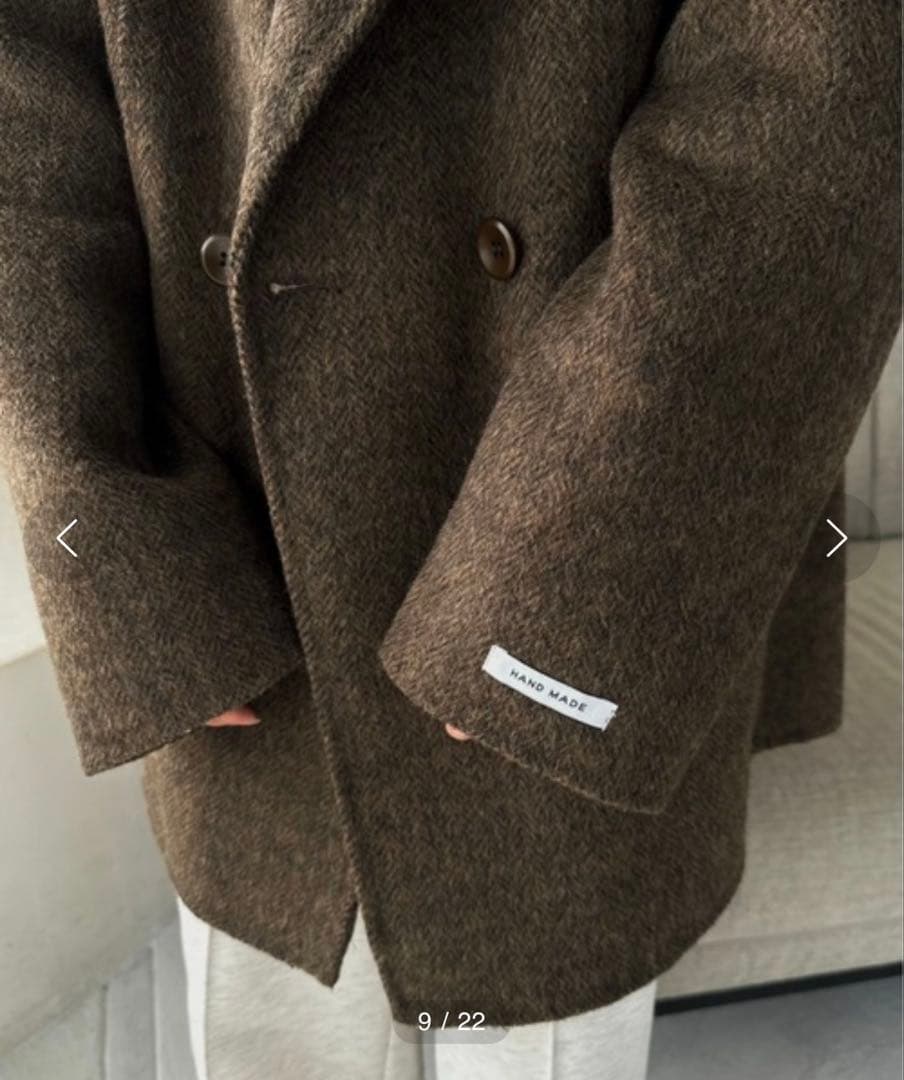 lawgy ヘリンボーン ジャケット アウター