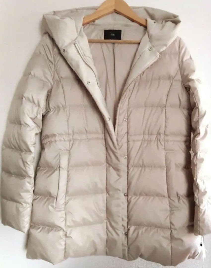 23区　今季【VERY掲載】シレータフタ ミドル丈 ダウンコート