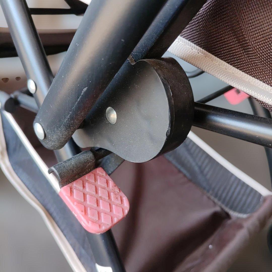 良品　Piccolo Cane ペットカート 小型犬用 ブラウン