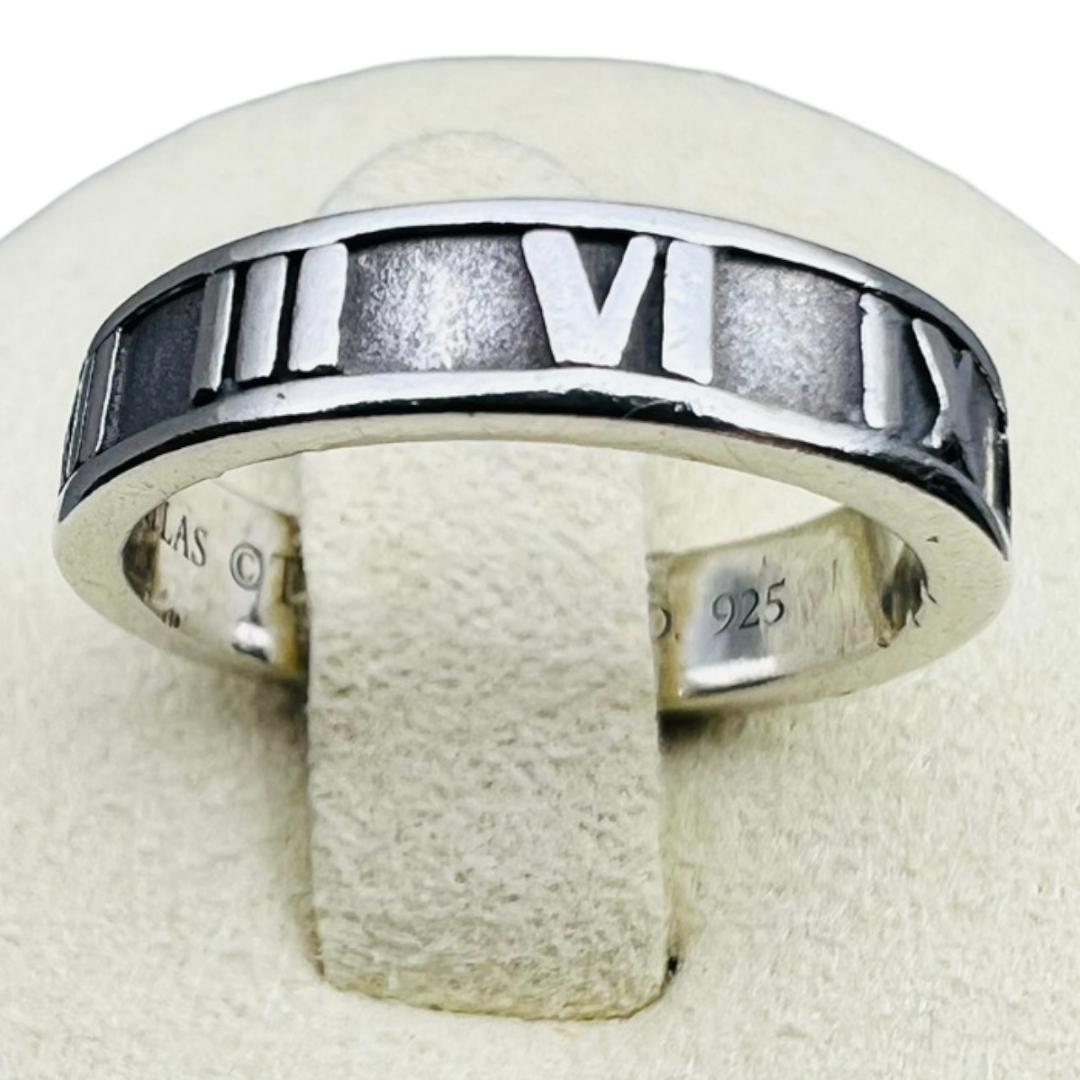 【美品】TIFFANY リング 指輪 アトラス 5号 シルバー 925 小さめ