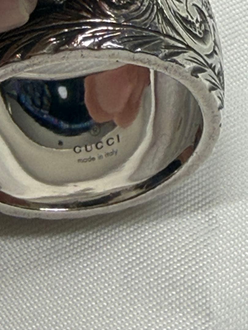 GUCCI グッチ タイガーヘッド リング SV925 21号 シルバーリング