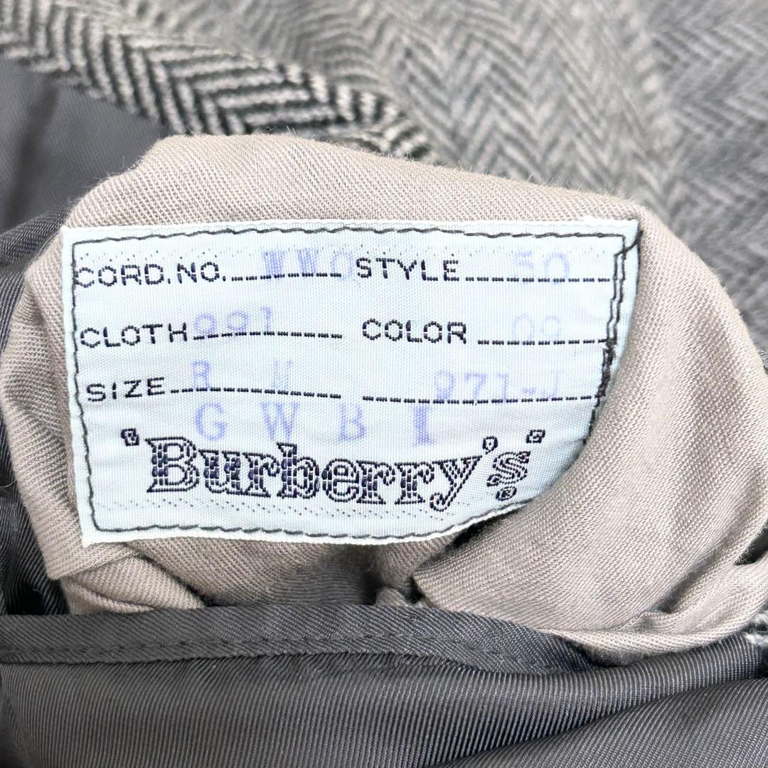 Burberrys’ バーバリー　ヘリンボーン ステンカラーコート