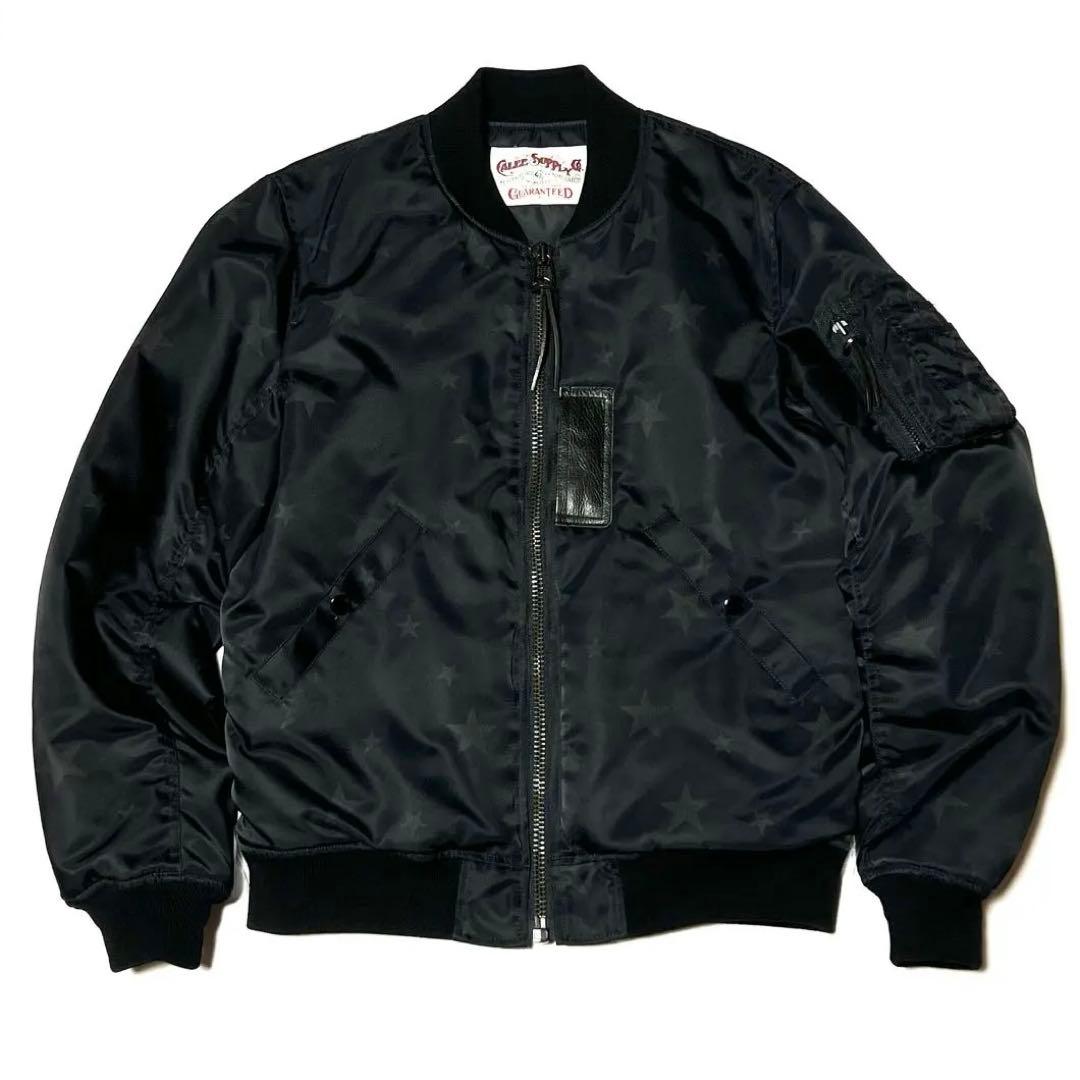 CALEE キャリー MA-1 Allover star pattern 星柄