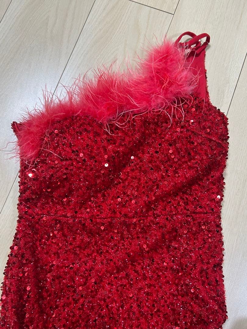 Tika マーメイドドレス レッド M