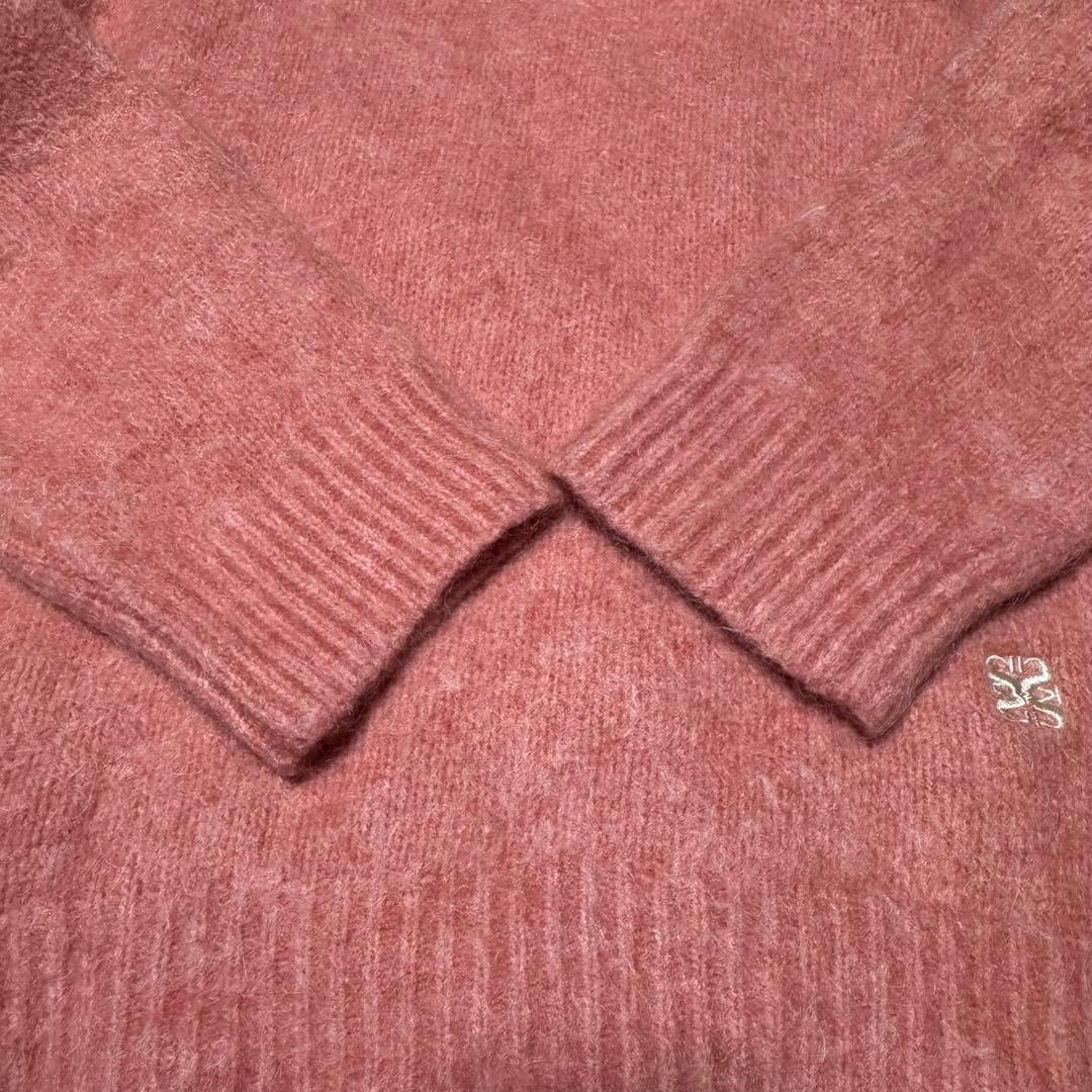 トップス SATUR ESSEN TWO-TONE MOHAIRPULLOVER KNIT