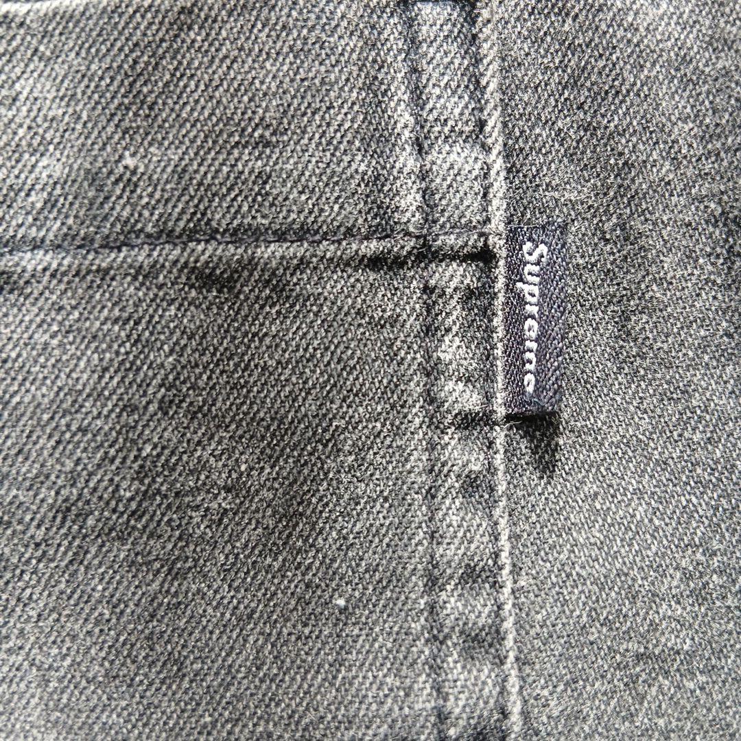 Supreme グレー デニムシャツ