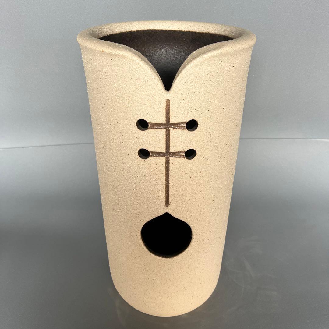 信楽焼傘立て  結び 高さ４５cm 2447