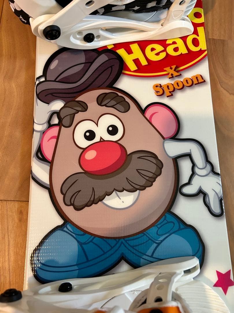 レア新品未使用 キッズスノーボード（120cm）2点セット Mr. ポテトヘッド