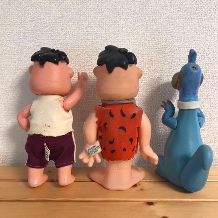 フリントストーン  フレッド/ディノフィギュア3セット