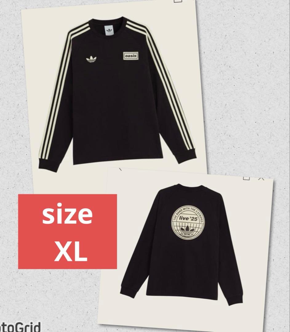 adidas x Oasis Tour 3-Stripes 長袖 Tシャツ
