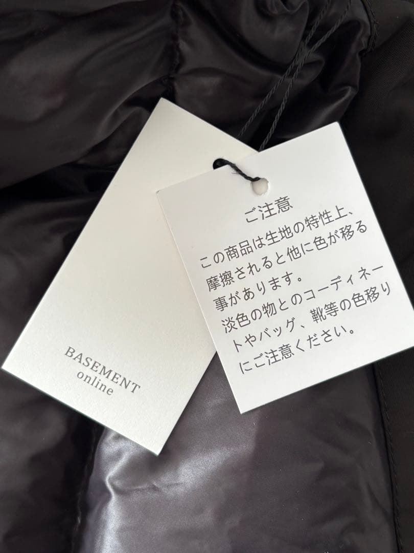 新品タグ付き【BASEMENT online】Aラインダウンコート Mサイズ