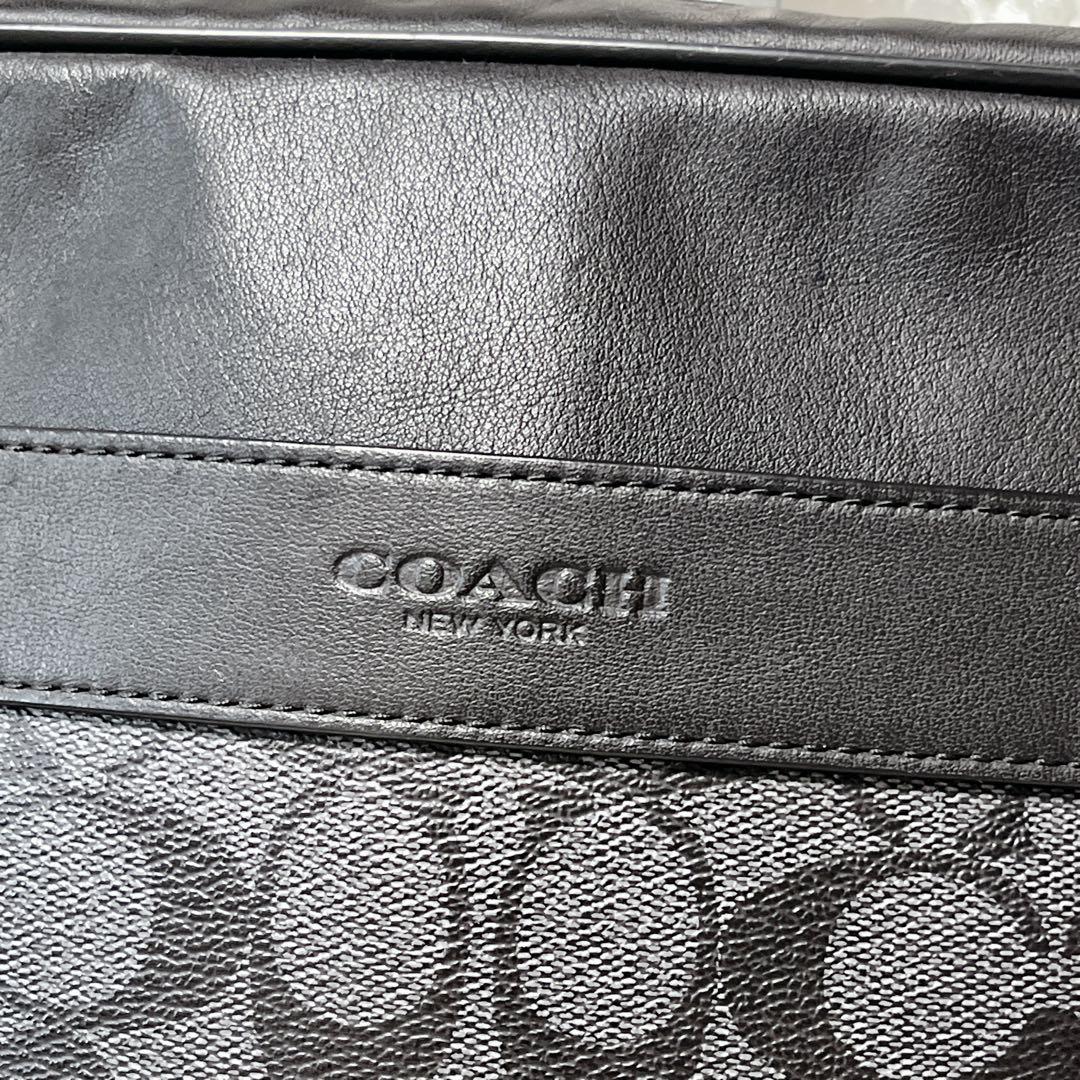 美品✨COACH コーチ シグネチャー フライトバッグ クロスボディ 斜め掛け