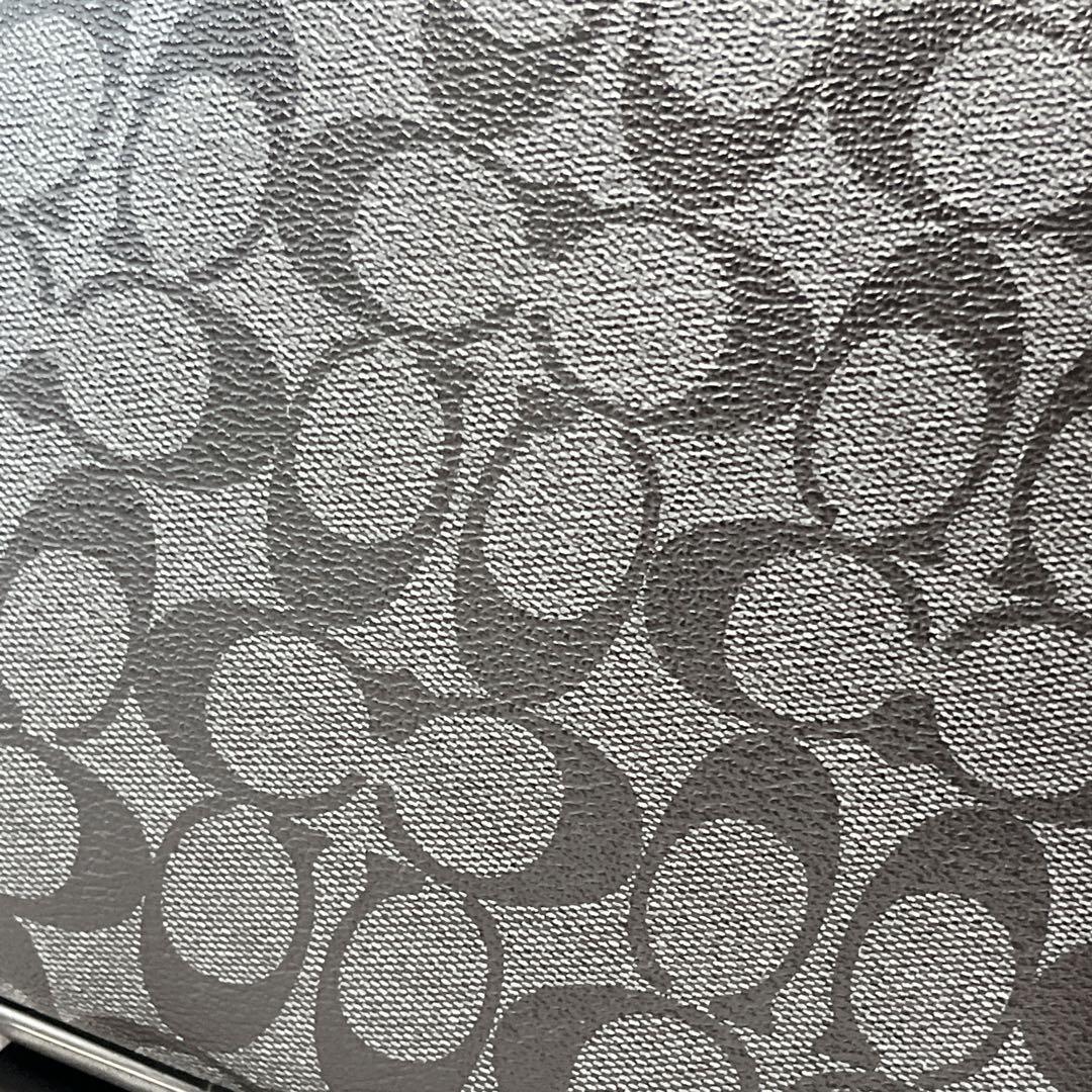 美品✨COACH コーチ シグネチャー フライトバッグ クロスボディ 斜め掛け