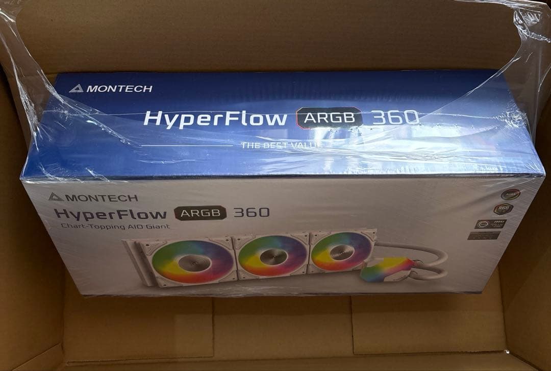 o*n様 MONTECH HyperFlow ARGB 360 未使用品