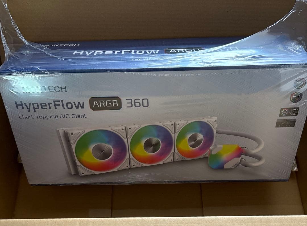 o*n様 MONTECH HyperFlow ARGB 360 未使用品