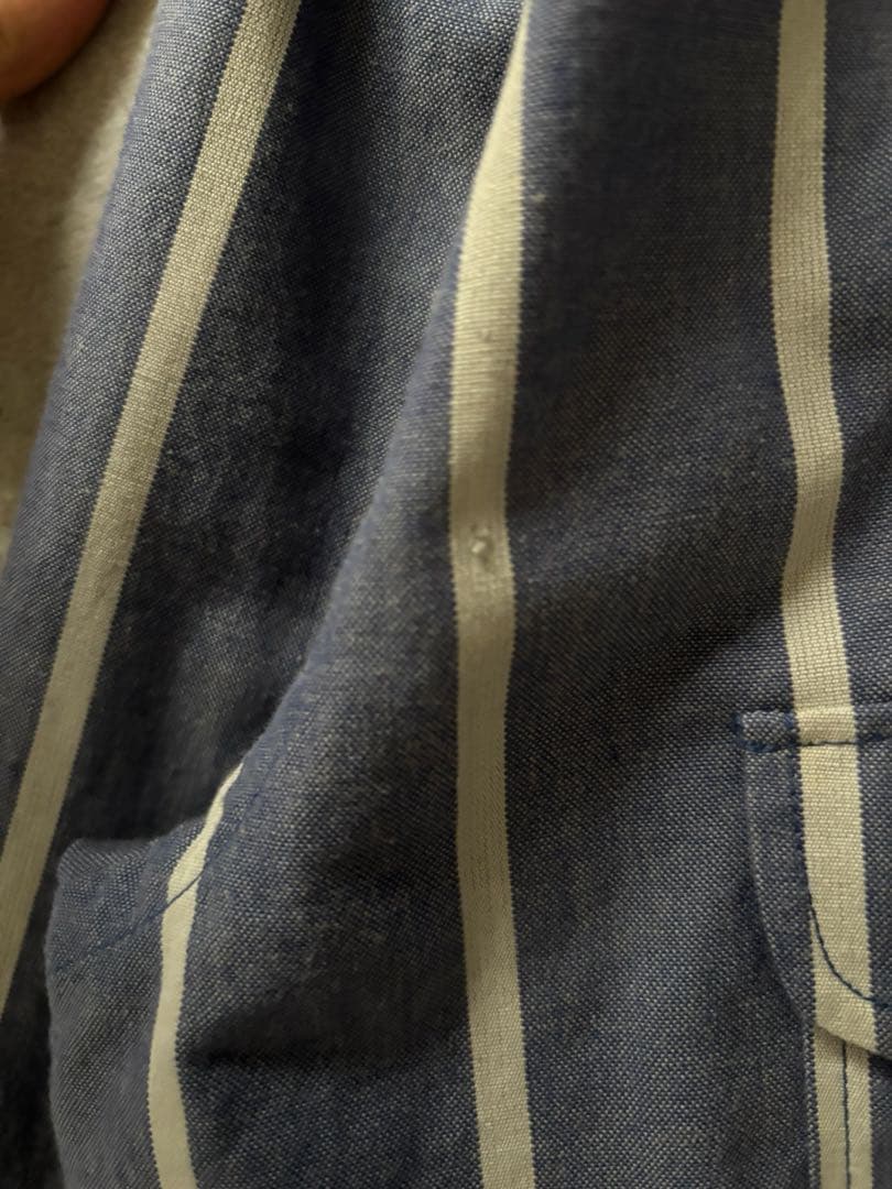 y's for men 90s 茶タグ vintageストライプ シャツ