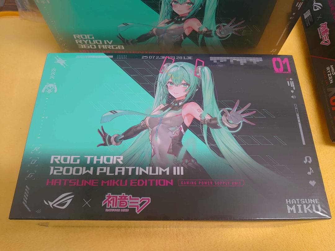 初音ミクX870E-H/ROG RYUO Ⅳ360/Thor 1200新品セット