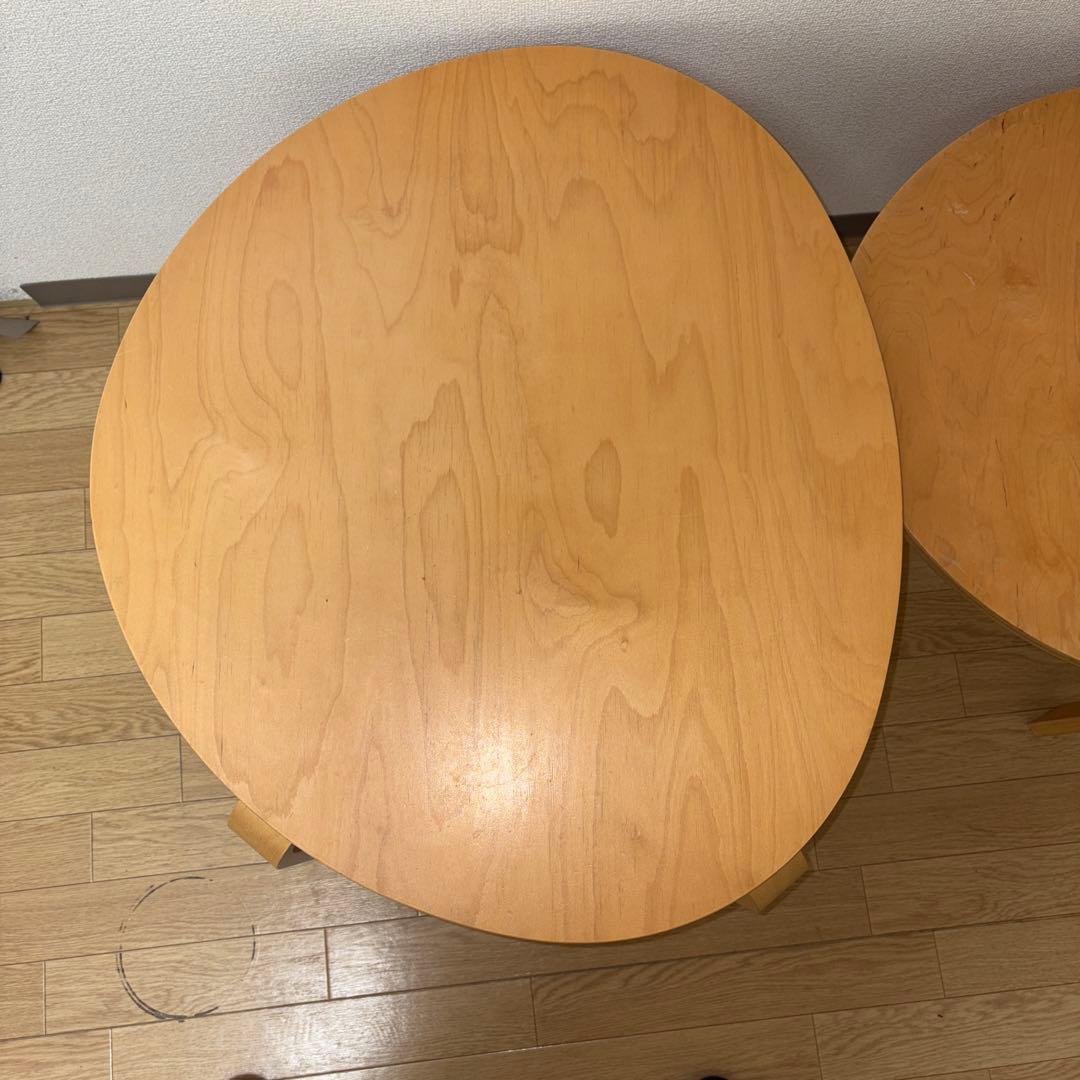 IKEA SVALSTA ネストテーブル 2点セット 　細かい傷あり