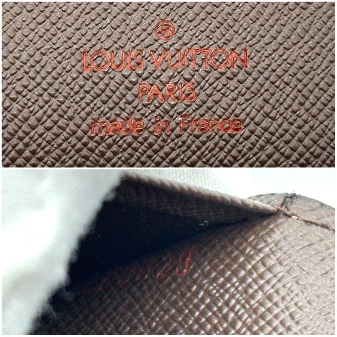 【超極美品】ルイヴィトン　ダミエ　ポルトフォイユブラザ　メンズ　長財布