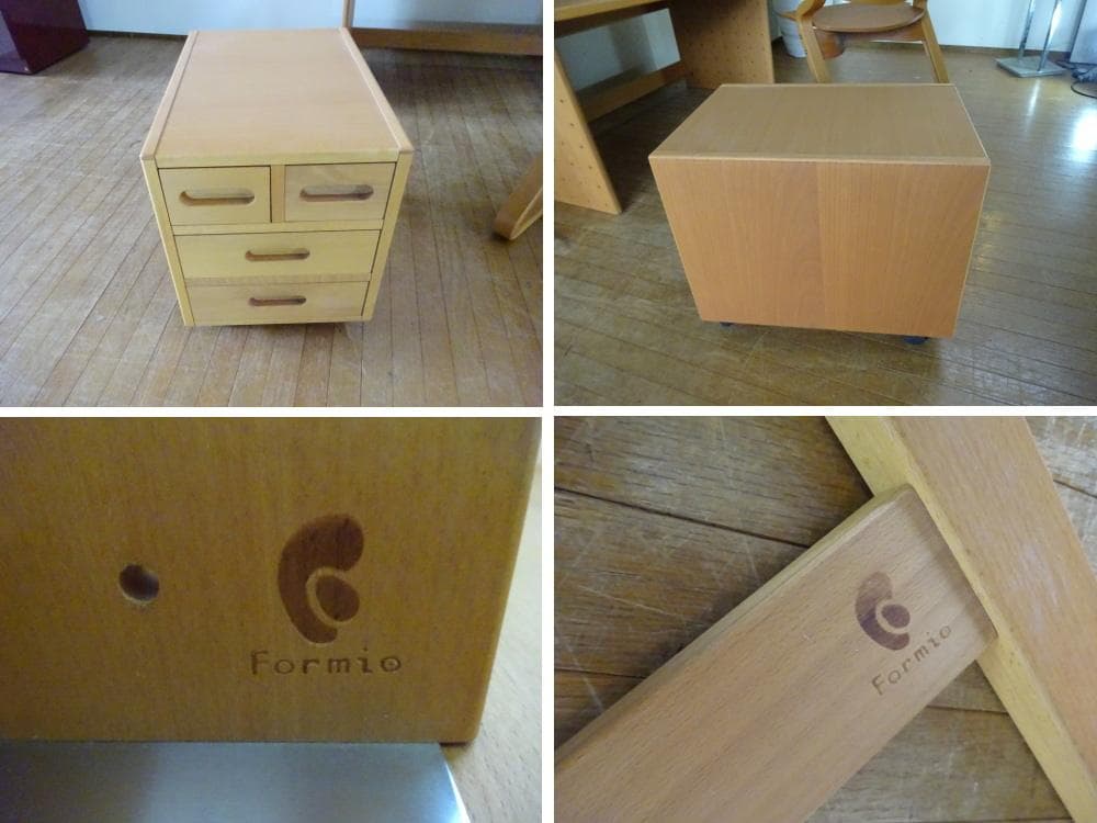 アクタス　Formio/フォルミオ　デスク・チェア・ワゴン　3点　デンマーク